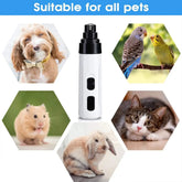 Low-Noise Pet Nail Grinder with Diamond Bit Grinders — Keep your pet’s paws perfectly groomed — safely, quietly, and professionally — right at home.